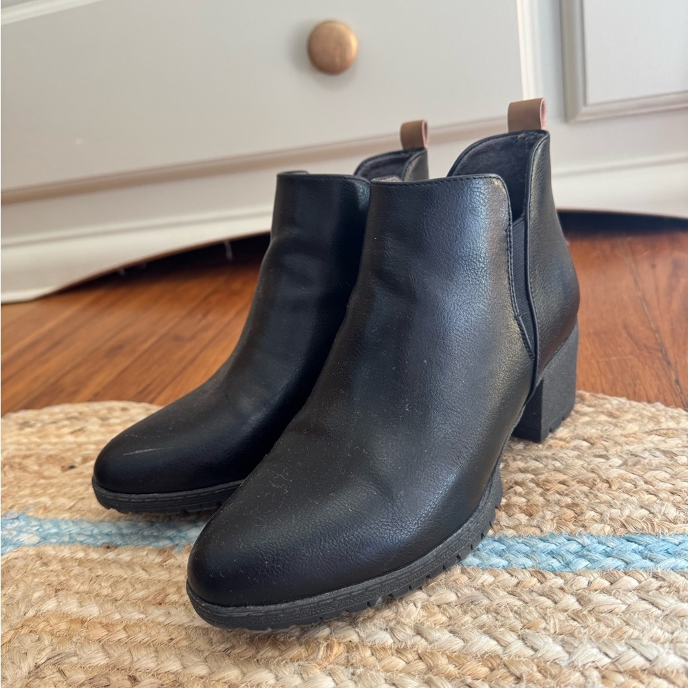 Dr. Schools Ankle Boots with Chunky Heel